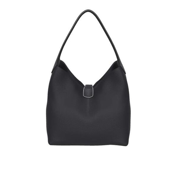 Dooney & Bourke Pebble Grain Leather Large Sack shoulder Purse Hobo bag 0708143 - Picture 3 of 15